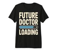 Future Doctor Loading Med Student Progress Bar Premium T-Shirt