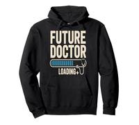 Future Doctor Loading Med Student Progress Bar Pullover Hoodie