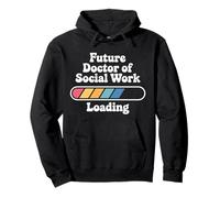 Future Doctor of Social Work Retro DSW Students Professional Pullover Hoodie