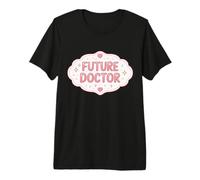 Future Doctor Young Girl Daughter Medical School Student MD Premium T-Shirt
