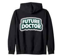 Future Doctor Young Medical School Student Physician Kids Zip Hoodie