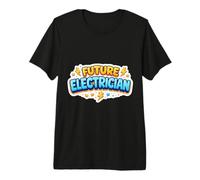 Future Electrician Kid Boy Child Son Electrical Wiring Premium T-Shirt