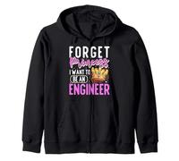 Future Engineer I Want To Be An Engineer Zip Hoodie