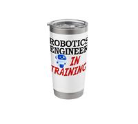 Future Engineer Kids Cute Robotics Engineer in Training Stainless Steel Insulated Tumbler