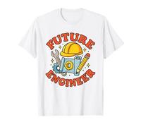 Future Engineer Kids Engineering Student Building Career T-Shirt