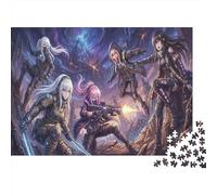 Future Female Warrior 1000 Piece Jigsaw Puzzle,Premium Cardboard,Whimsical Challenge,Adults & Kids 14+,Home Wall Decor,Gift Idea,Educational Toy,Stress Relief 38x26cm/1000pcs