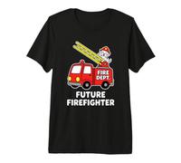 Future Firefighter Dalmatian Safety Fire Department Fan Awar Premium T-Shirt