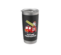 Future Firefighter Dalmatian Safety Fire Department Fan Awar Stainless Steel Insulated Tumbler