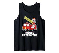 Future Firefighter Dalmatian Safety Fire Department Fan Awar Tank Top