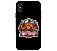 Future Firefighter Fireman Boys Kids Child Fire Department Case for iPhone X/XS