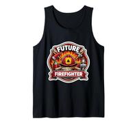 Future Firefighter Fireman Boys Kids Child Fire Department Tank Top