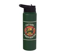 Future Firefighter Gear Enthusiast Apparel Stainless Steel Insulated Water Bottle
