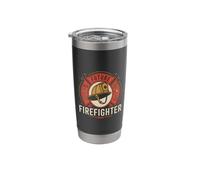 Future Firefighter Helmet Axe Tools Design Stainless Steel Insulated Tumbler