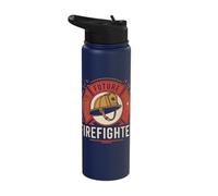 Future Firefighter Helmet Axe Tools Design Stainless Steel Insulated Water Bottle