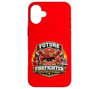 Future Firefighter Little Hero's in Training Fireman Case for iPhone 16 Plus
