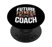 Future Fitness Coach Personal Trainer Gym PopSockets Adhesive PopGrip