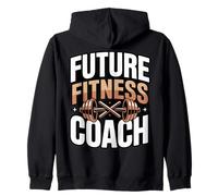 Future Fitness Coach Personal Trainer Gym Zip Hoodie