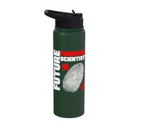 Future Forensic Scientist Laboratory for Forensic Crime Stainless Steel Insulated Water Bottle