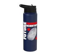 Future Forensic Scientist Laboratory for Forensic Crime Stainless Steel Insulated Water Bottle