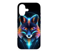 Future Fox Colorful Sci Fi Animal Art Design Case for iPhone 17