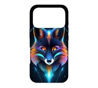 Future Fox Colorful Sci Fi Animal Art Design Case for iPhone 17 Pro