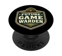 Future Game Warden Kids Child Girl Boy Conservation Officer PopSockets Adhesive PopGrip