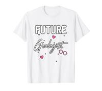 Future Geologist Cute Student Earth Science Geology Lover Value Graphic T-Shirt, Men, White, XL
