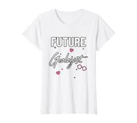 Future Geologist Cute Student Earth Science Geology Lover Value Graphic T-Shirt, Women, White, XS