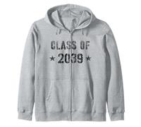Future Graduation CLASS of 2039 Vintage Pre-K Rocks Kids Zip Hoodie