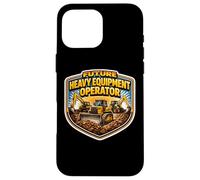 Future Heavy Equipment Operator Boys Kids Child Buldozer Case for iPhone 16 Pro Max
