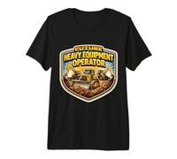 Future Heavy Equipment Operator Boys Kids Child Buldozer Premium T-Shirt