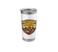 Future Heavy Equipment Operator Boys Kids Child Buldozer Stainless Steel Insulated Tumbler