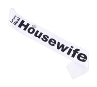 Future Housewife Sash for Wedding Bachelorette Bridal Shower Decorations Accessory Bride to Be Shoulder Sash Real Housewife Gift Housewife Theme Party Decor Bride Shower Gift TV Show Sashes White