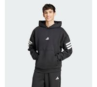 adidas Men's FUTURE ICONS THREE STRIPES HOODIE, black, L