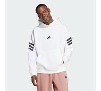 adidas Men's FUTURE ICONS THREE STRIPES HOODIE L White