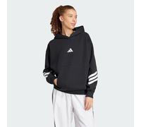 Adidas Future Icons 3 Stripes Hoodie Black S Women