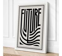 Future in Motion Art Deco Canvas Wall Art Print 18x12 Inch (46 x 30 cm)