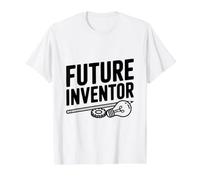 Future Inventor Genius Ideas Innovator Value Graphic T-Shirt, Men, White, S