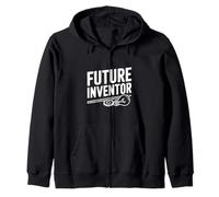 Future Inventor Genius Ideas Innovator Zip Hoodie