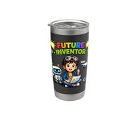 Future Inventor Robotics Science Technology Design Stainless Steel Insulated Tumbler