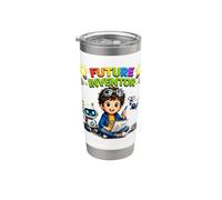 Future Inventor Robotics Science Technology Design Stainless Steel Insulated Tumbler