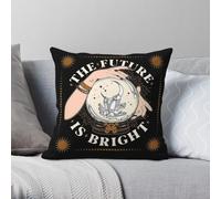 Future Is Bright Crystal Ball Square Pillowcase Polyester Linen Velvet Creative Zip Decorative Pillow Case Sofa Cushion Cover