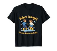Future is Bright Mom Life Kids Puddle Jumping Graphic T-Shirt