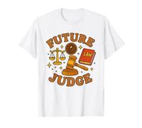 Future Judge Law Student Young Lawyer Justice Kids Career T-Shirt