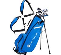 Future Junior Golf Set - Right Handed - Stainless Heads & Composite Shafts (130-140 cm (9-10 Years), Blue)