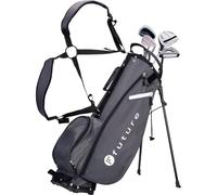 Future Junior Golf Set - Right Handed - Stainless Heads & Composite Shafts (140-150 cm (11-12 Years), Grey)