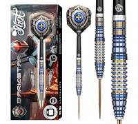 Future Knights Darkstar Steel Tip Dart Set-90% Tungsten Professional Darts for Bristle Dartboard