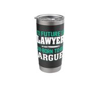 Future Lawyer Born to Argue Stainless Steel Insulated Tumbler