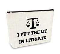 Future Lawyer Makeup Bag Funny Lawyer Gifts for Women Cosmetic Bag Law School Students Gifts Graduation Christmas Birthday Gift for Attorney Lawyer Coworker Appreciation Gift Travel Toiletry Pouch