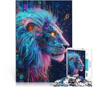 Future Lion1000 Pieces Puzzles for Adults Challenging To Complete But Fun And Humorous is ideal as a gift for the whole family 38x26cm